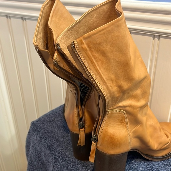 New Free People Elle Block Heel Boots Size 10 NWT - Picture 10 of 16